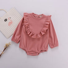 Load image into Gallery viewer, Baby Boys Clothes Spring Baby Girls Rompers Cotton Infant Newborn Baby Girl Clothes Long Sleeve Princess Baby Girl Romper