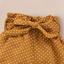 Load image into Gallery viewer, Summer Baby Girl Clothes Newborn Girls Letter Print Romper Bodysuit+Dot Pants+headband Outfits 3-18 Months Clothing