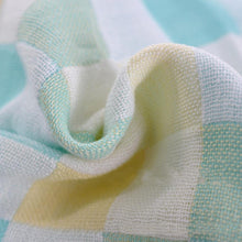Load image into Gallery viewer, Sale 28*28cm Square Towels Cotton gauze Plaid Towel Kids Bibs Daily Use Hand Face Towels for Kids