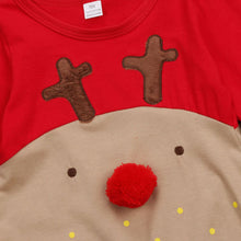 Load image into Gallery viewer, 2Pcs Newborn Baby Boys Girl Christmas Rompers Long Sleeve Deer Romper Jumpsuit Hat Sleepwear Party Costume Baby Clothes