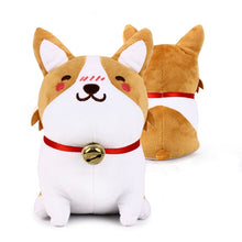 Load image into Gallery viewer, Cute Corgi Dog Plush Toy Stuffed Dolls Lovely Soft Animal Cartoon Dog Plush Keychain for Baby Kids Christmas Gift