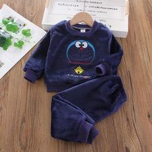 Load image into Gallery viewer, New Autumn Winter Baby Clothes Pajamas Sets Girls Pajamas Children Warm Flannel Fleece Catoon Bear Kids Sleepwear Home Suit 1-6Y
