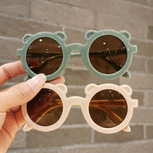 Load image into Gallery viewer, New Kids Sunglasses Cartoon Bear Shape Girls Boy Children Sun Glasses Round Street Beat Eyeglasses Cute Baby Shades Eyewears UV