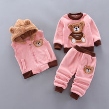 Load image into Gallery viewer, Fashion Baby Boys Clothes Autumn Winter Warm Baby Girl Clothes Kids Sport Suit Outfits Newborn Baby Clothes Infant Clothing Sets
