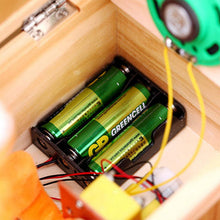 Load image into Gallery viewer, Wooden Electronic Useless Box Cute Tiger Funny Toy Gift for Boy and Kids interactive toys Stress-Reduction Desk Decoration