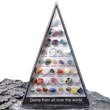 Load image into Gallery viewer, 36 PCS/Box Natural Healing Crystals Mineral Specimens Irregular Tumbled Stones Rock Collection Box