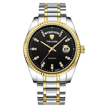 Load image into Gallery viewer, Tevise Men Luxury Golden Automatic Mechanical Watch Men Stainless steel Date Business Wristwatch Relogio Masculino