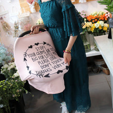 Load image into Gallery viewer, Multifunction Stretchy Baby Car Seat Cover Nursing Cover Breastfeeding Cover Shopping Cart Grocery Trolley Covers Carseat Canopy