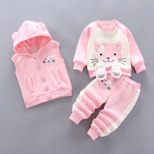 Load image into Gallery viewer, Fashion Baby Boys Clothes Autumn Winter Warm Baby Girl Clothes Kids Sport Suit Outfits Newborn Baby Clothes Infant Clothing Sets