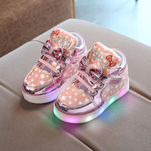 Load image into Gallery viewer, Toddler Baby Shoes Fashion Sneakers For Children Girl Boys Star Luminous Child Casual Colorful Light Shoes Sneakers 2019