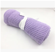 Load image into Gallery viewer, Baby Blanket Cotton Super Soft Kids Month Blankets Newborn Swaddle Infant Wrap Bath Towel Girl Boy Stroller Cover Inbakeren