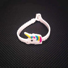 Load image into Gallery viewer, 10pcs Unicorn Party Decoration Rubber Bangle Bracelet Unicorn Birthday Party Decorations Kids Gifts Baby Shower Unicornio Party