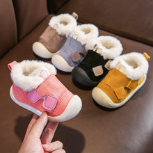 Load image into Gallery viewer, Infant Toddler Boots Winter Warm Plush Baby Girls Boys Snow Boots Outdoor Comfortable Soft Bottom Non-Slip Child Kids Shoes