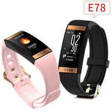 Load image into Gallery viewer, E78 Women bracelet watch men heart rate blood pressure smart wristband fitness band tracker Ip68 waterproof sport watch swim