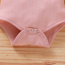 Load image into Gallery viewer, Toddler Infant Baby Girls Stripe Outfits Children Girl Romper Bowknot Shorts Headbands Set Summer Kids Set Baby Kleding Meisje