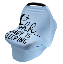 Load image into Gallery viewer, Multifunction Stretchy Baby Car Seat Cover Nursing Cover Breastfeeding Cover Shopping Cart Grocery Trolley Covers Carseat Canopy