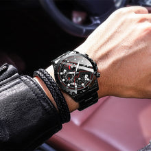 Load image into Gallery viewer, Fashion New 2021 Mens Watches BELUSHI Top Brand Luxury Chronograph Full Steel Waterproof Quartz Watch Men Date Sports Clock