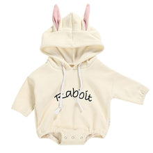 Load image into Gallery viewer, Todder Kid new born baby clothes Girl Boy Rabbit Letter Sweatshirt Tops Spring Autumn clothes Pullover Bodysuit baby costumes