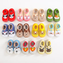 Load image into Gallery viewer, Unisex Baby Shoes First Shoes Toddler First Walkers Boy Soft Sole Rubber Outdoor Baby Shoes Cute Animal Baby Booties Anti-slip