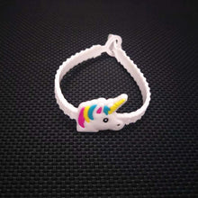 Load image into Gallery viewer, 10pcs Unicorn Party Decoration Rubber Bangle Bracelet Unicorn Birthday Party Decorations Kids Gifts Baby Shower Unicornio Party