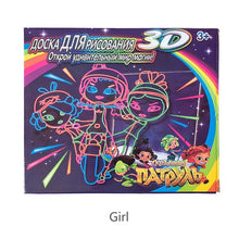 Load image into Gallery viewer, Magic Pad Deluxe Light Up LED 3D Drawing Tablet Writing Board Kids Toys Gifts 3D Illuminated Drawing Board Painting