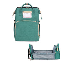 Load image into Gallery viewer, Mom Backpack Diaper Bags With Changing Pad Portable Folding Multifunctional Baby Bed Bags Travel Backpack Mochila Baby Nappy Bag