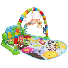 Load image into Gallery viewer, Baby Gym Tapis Puzzles Mat Educational Rack Toys Baby Music Play Mat With Piano Keyboard Infant Fitness Carpet Gift For Kids