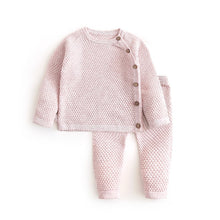 Load image into Gallery viewer, Infant Baby Sweater Suit 2021 Autumn Winter Girl Knitting Sweater Set Warm Baby Boy Clothing 2pcs Newborn Baby Clothes 0-3 Years