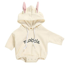 Load image into Gallery viewer, Todder Kid new born baby clothes Girl Boy Rabbit Letter Sweatshirt Tops Spring Autumn clothes Pullover Bodysuit baby costumes