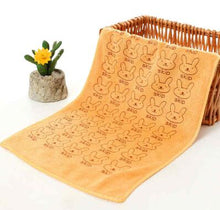 Load image into Gallery viewer, 25*50cm Cute Baby Kid Towel Face Microfiber Absorbent Drying Bath Beach Towel Washcloth Swimwear Baby Towel Cotton Kids Towel