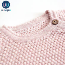 Load image into Gallery viewer, Baby Boy Girl Clothes Sets Spring Autumn Solid Newborn Baby Girl Clothing Long Sleeve Tops + Pants Outfits Casual Baby Pajamas