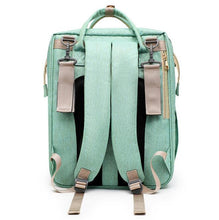 Load image into Gallery viewer, 2in1 Multifunctional Baby folding bed  Travel Portable Large Capacity Shoulder Mommy Folding Crib Bags