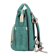 Load image into Gallery viewer, Mom Backpack Diaper Bags With Changing Pad Portable Folding Multifunctional Baby Bed Bags Travel Backpack Mochila Baby Nappy Bag