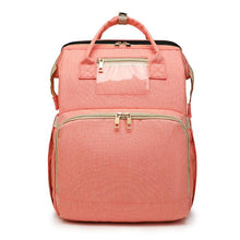 Load image into Gallery viewer, 2in1 Multifunctional Baby folding bed  Travel Portable Large Capacity Shoulder Mommy Folding Crib Bags