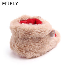 Load image into Gallery viewer, Winter Baby Girls Boys Keep Warm Shoes Muply Christmas Elk First Walkers Anti-slip Newborn Toddler Infant Girl Footwear Shoes