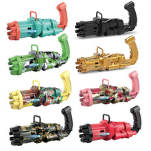 Load image into Gallery viewer, New Magic dolphin Gatling Bubble Gun Automatic Bubble Machine Gun Soap Bubble Blower Outdoor Kids Child Toy for Kids