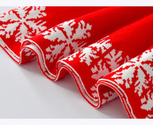 Load image into Gallery viewer, Kids Dresses For Girls Long Sleeve Deer Snowflake Print Dress New Year Costume Princess Dress Kids Christmas Clothes Vestidos