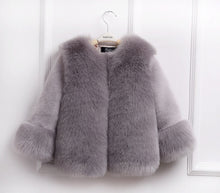 Load image into Gallery viewer, Dollplus Winter Girls Fur Coat Elegant Baby Girl Faux Fur Jackets And Coats Thick Warm Parka Kids Boutique Clothes