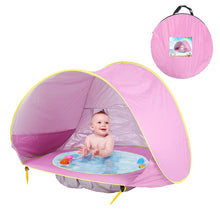 Load image into Gallery viewer, Summer Seaside Baby Beach Tent Pops Up Portable Shade Pool UV Protection Sun Shelter Kids Outdoor Camping Sunshade Beach Toy