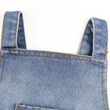 Load image into Gallery viewer, Summer Lace Denim Patch Baby Girl Dress Children Party Frock Toddler Girl Clothing Kids Princess Dress