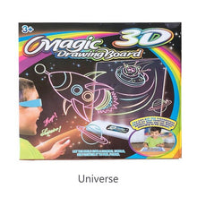 Load image into Gallery viewer, Magic Pad Deluxe Light Up LED 3D Drawing Tablet Writing Board Kids Toys Gifts 3D Illuminated Drawing Board Painting