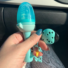 Load image into Gallery viewer, Baby nipple Teethers With Pacifier Chain Gift Fresh Food Nibbler Kids Fruit Feeder Nipples Feeding Safe Baby Teat Pacifier