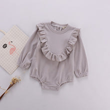 Load image into Gallery viewer, Baby Boys Clothes Spring Baby Girls Rompers Cotton Infant Newborn Baby Girl Clothes Long Sleeve Princess Baby Girl Romper