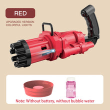 Load image into Gallery viewer, New Magic dolphin Gatling Bubble Gun Automatic Bubble Machine Gun Soap Bubble Blower Outdoor Kids Child Toy for Kids