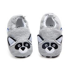 Load image into Gallery viewer, Cartoon Fox Baby Girls Winter Warm First Walkers Cotton Children Home Shoes Kids Toddler Slippers Baby First Walkers Moccasins