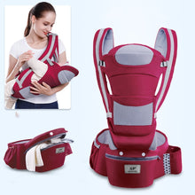 Load image into Gallery viewer, New 0-48 Month Ergonomic Baby Carrier Infant Baby Hipseat Carrier 3 In 1 Front Facing Ergonomic Kangaroo Baby Wrap Sling