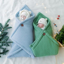 Load image into Gallery viewer, Winter Baby Sleeping Bags Warm Infant Envelopes Stroller Knitted Cocoon for Newborns Bebes Swaddle Wrapper Sleep Sack Schlafsack