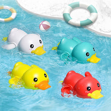 Load image into Gallery viewer, Summer2020 Bathroom Bath Shower Baby Clockwork Swimming Children Play Water Cute Little Yellow Duck Bathing Bathtub Toys For Kid