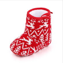 Load image into Gallery viewer, Baby  Lovely Christmas Boots Winter Warm Slippers Anti-Slip Infant
