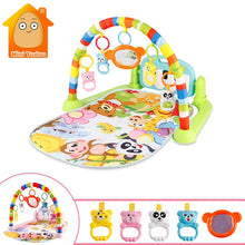 Load image into Gallery viewer, Baby Gym Tapis Puzzles Mat Educational Rack Toys Baby Music Play Mat With Piano Keyboard Infant Fitness Carpet Gift For Kids